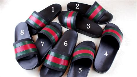 gucci flip flops mens fake|gucci slides are they real.